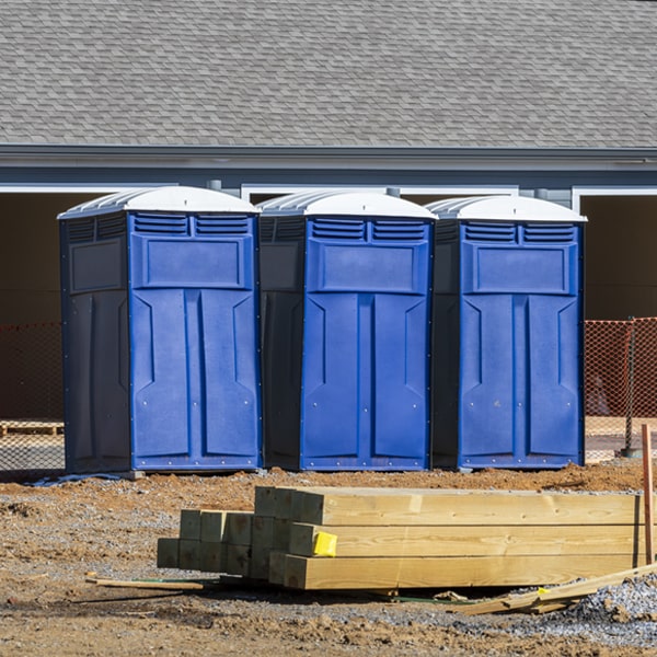 how often are the porta potties cleaned and serviced during a rental period in Nanticoke Pennsylvania